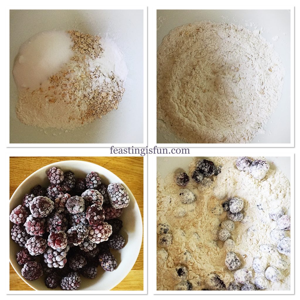 FF Easy Blackberry Oat Muffin Recipe 