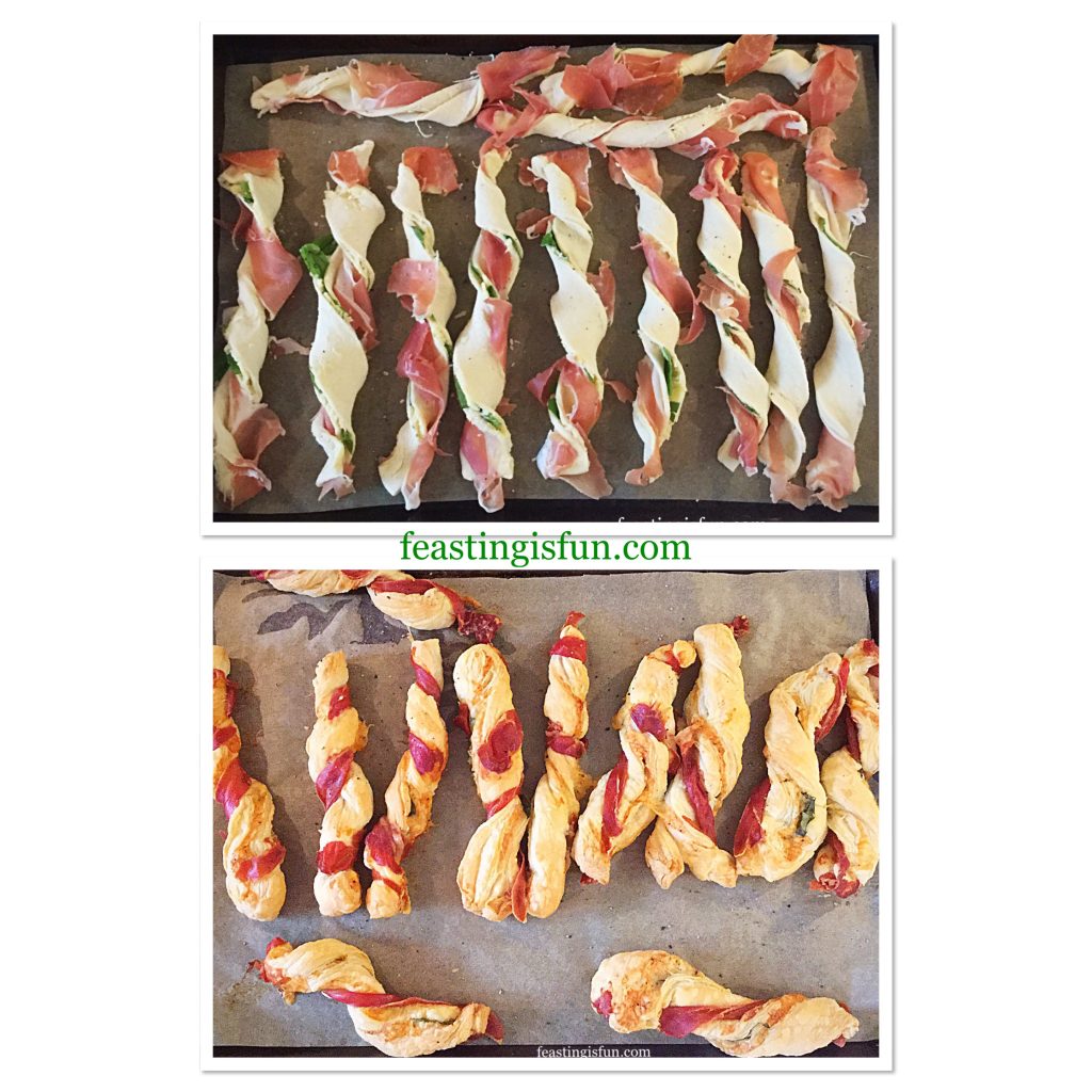 FF Prosciutto Wrapped Cheese Puff Pastry Straws