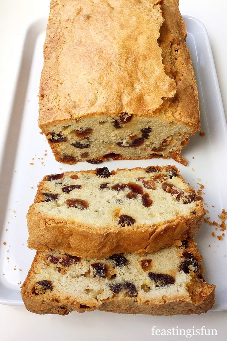 Mixed Fruit Loaf Cake - Feasting Is Fun