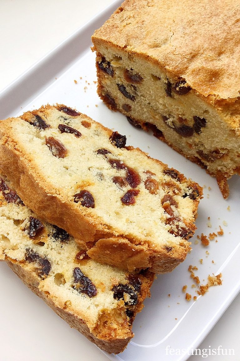 Mixed Fruit Loaf Cake - Feasting Is Fun